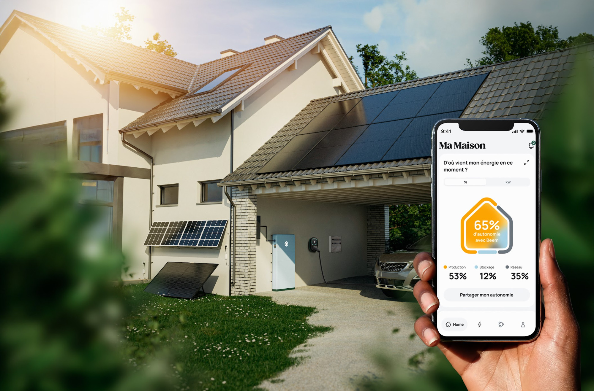 L’énergie positive, tous les jours. Chez vous.