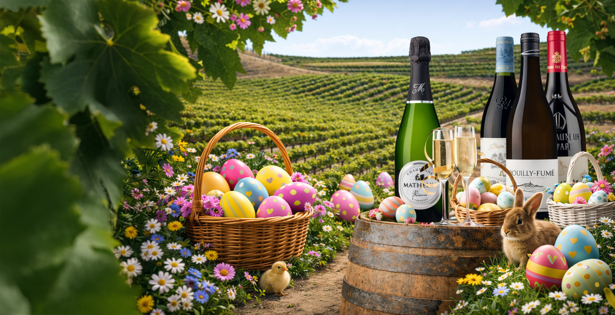Pâques arrive… et les bonnes bouteilles aussi !