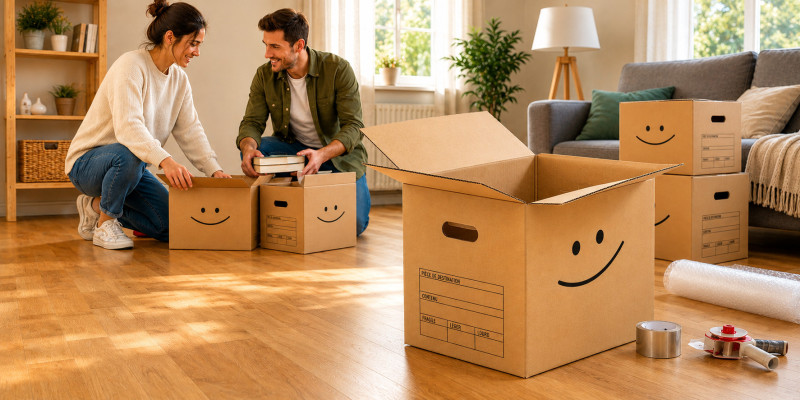 Cartons déménagement de qualité !
